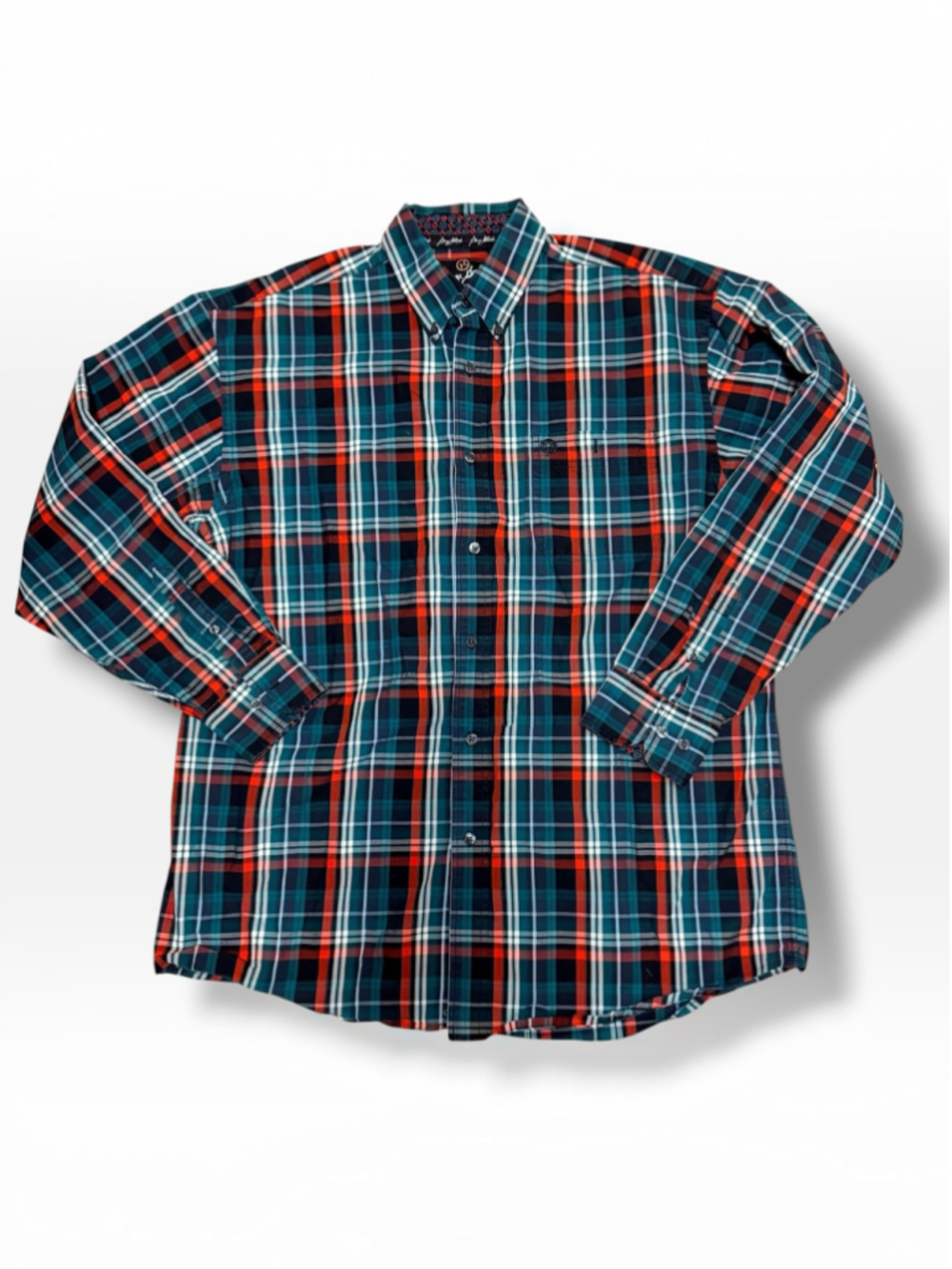 Wrangler George Strait Shirt Mens XL Plaid Western Button Down Long Sleeve